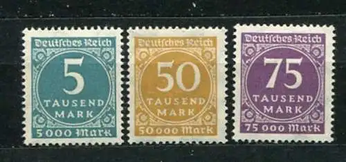 Deutsches Reich Nr.274/6         *  unused         (3036)