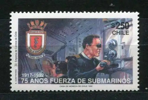 (345) Chile Nr.1519       **  postfrisch / U-Boot / Submarine