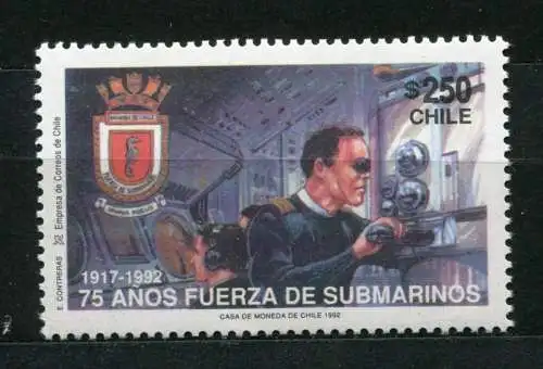 (344) Chile Nr.1519       **  postfrisch / U-Boot / Submarine