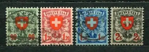 (1089) Schweiz Nr.194/7         O  gestempelt