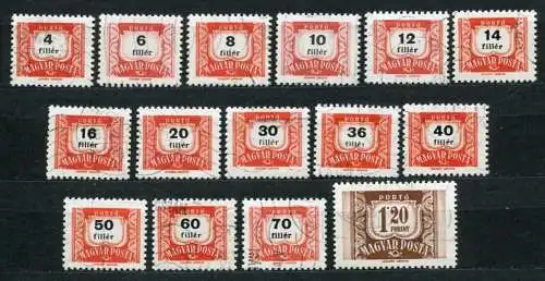 (2252) Ungarn Porto ex.Nr.222/38         O  gestempelt