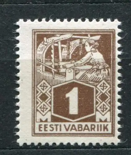 (096) Estland Nr.33 A          *  ungebraucht
