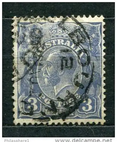 Australien Nr.75 C type II X         O  used       (212)