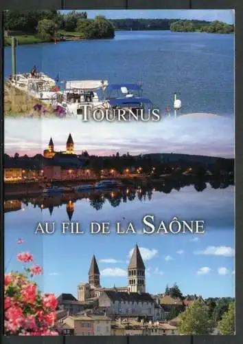 (03730) Tournus - Au fil de la Saône - Mehrbildkarte - gel. 2016