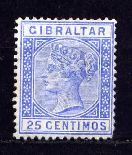 (016) Gibraltar  Nr.24         (*)  ohne Gummierung