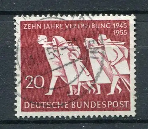 BRD Nr.215        O  used     (9703)  (Jahr:1955)