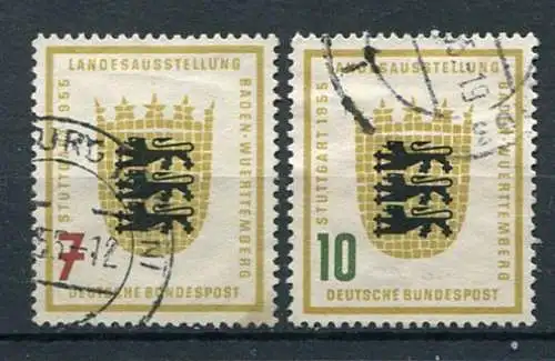 BRD Nr.212/13        O  used     (9701)  (Jahr:1955)