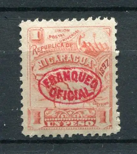 (256) Nicaragua Dienst Nr.82 X          *  ungebraucht