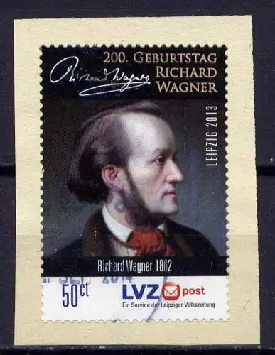 (015) BRD LVZ Leipzig Nr.146         O  gestempeltb Briefstück
