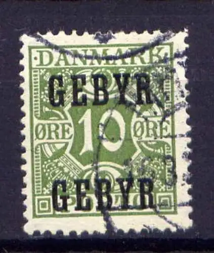 Dänemark Verrechnungsmarke Nr.14         O  used       (421)