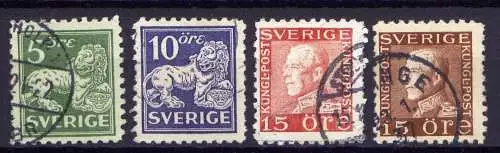 Schweden Nr.175/80 B               O  used                       (980)