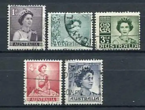  (760) Australien Nr.288/92          O  gestempelt