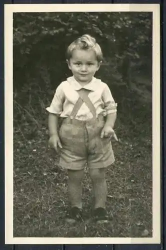 (03683) Kleinkind/ kleiner Junge um ca. 1940? - s/w - n. gel.