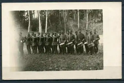 (03630) Soldaten in Uniformen - Appell/ Parade - s/w -  n. gel.