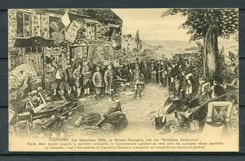 (03606) Bazeilles - 01.09.1870 - LaMaison Bourgerie, dite des "Dernières Cartouches"/ Haus Bourgenie - beschrieben