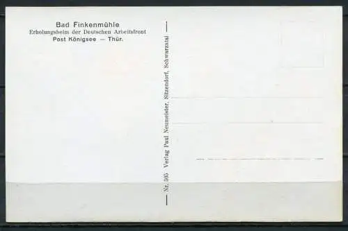 (3573) Bad Finkenmühle - Erholungsheim der Deutschen Arbeitsfront - s/w - n. gel.