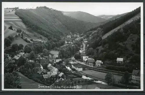 (3562) Sommerfrische Mellenbach - s/w - n. gel. - Agfa - Original-Handabzug