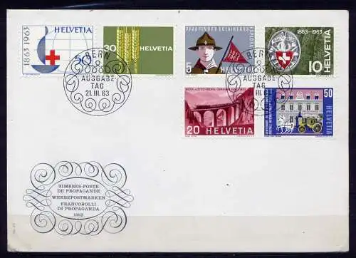  (909) Schweiz Nr.768/73   FDC