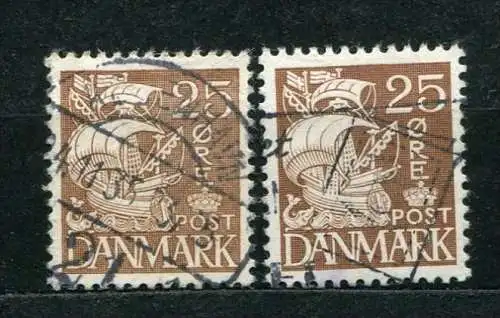 (282) Dänemark Nr.208 I + II          O  gestempelt