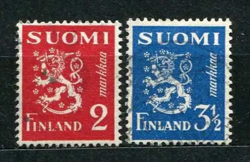 (419) Finnland Nr.197/8         O  gestempelt