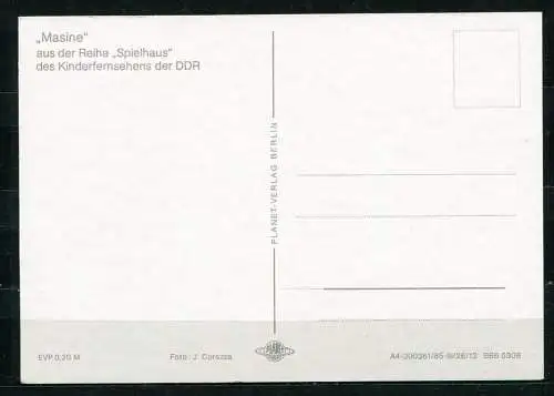 (03500) DDR-Kinderfernsehen- Reihe Spielhaus: "Masine" - n. gel.
