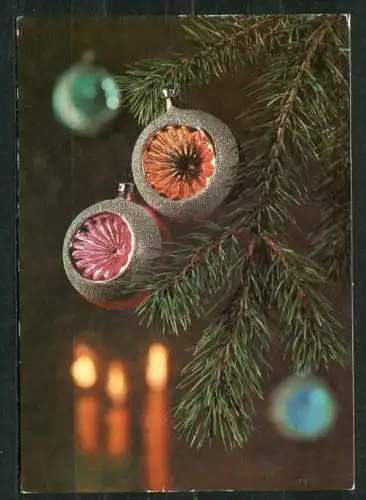 (03470) Frohe Weihnachten und ein gesundes neues Jahr - gel. - Planet-Verlag Berlin - DDR