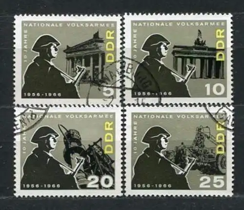DDR Nr.1161/4         O  used       (19209) ( Jahr: 1966 )