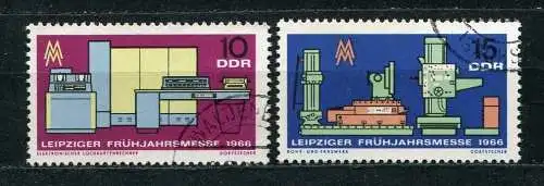 DDR Nr.1159/60         O  used       (19208) ( Jahr: 1966 )