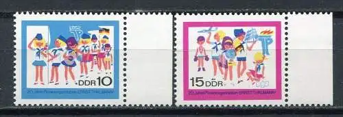 DDR  Nr.1432/3           **  mint             (18999) ( Jahr 1968 ) Rand