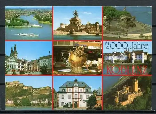 (03366) 2000 Jahre Koblenz/ Mehrbildkarte - n. gel.