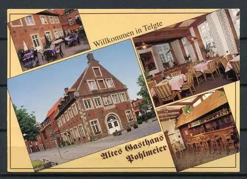 (3365) Telgte/ Altes Gasthaus Pohlmeier - Inh. J. Kreutzer/ Mehrbildkarte - Werbekarte mit Anfahrtskizze