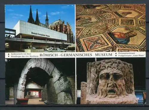 (03361) Köln/ Römisch-Germanisches Museum/ Mehrbildkarte - n. gel.