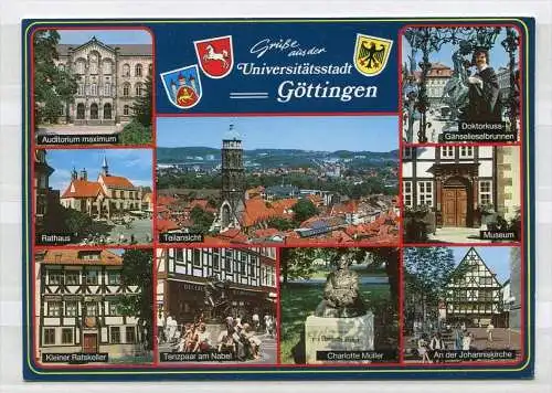 (03355) Grüße aus der Universitätsstadt Göttingen/ Mehrbildkarte - n. gel.