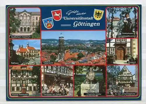 (3355) Grüße aus der Universitätsstadt Göttingen/ Mehrbildkarte - n. gel.