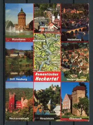 (3342) Romantisches Neckartal/ Mehrbildkarte - n. gel.