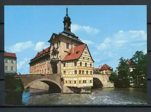 (3341) Bamberg an der Regnitz/ Das "Alte Rathaus" inmitten der Regnitz (um 1476) - n. gel.