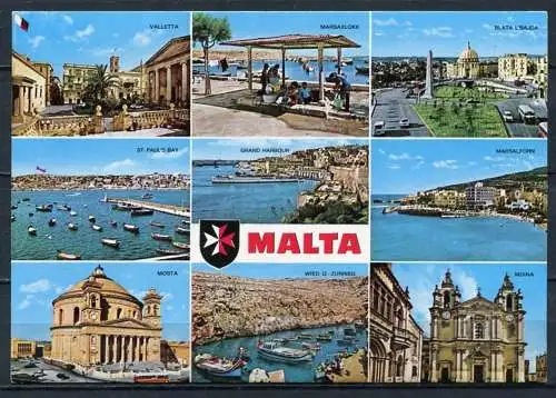 (03276) Malta/ Mehrbildkarte - gel.
