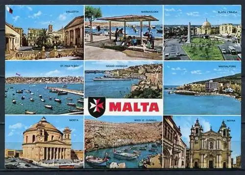 (3276) Malta/ Mehrbildkarte - gel.