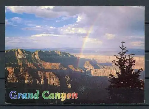 (3261) Grand Canyon mit Regenbogen - gel.