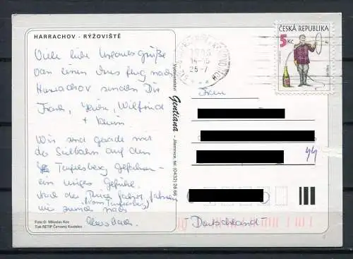 (03260) Harrachov (deutsch: Harrachsdorf)/ Mehrbildkarte - gel. 1996