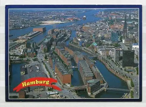 (3233) Hamburg - Blick zur Speicherstadt - gel. 1999