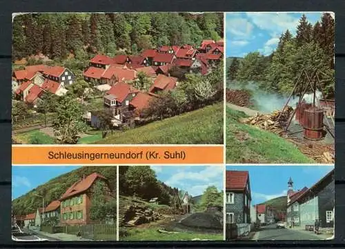 (03202) Schleusingerneundorf/ Mehrbildkarte - gel. - DDR  - Bild und Heimat