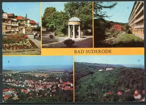 (03197) Bad Suderode/ Mehrbildkarte - gel. 1985 - DDR - Bild und Heimat