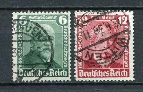 (2876) Deutsches Reich Nr.604/5        O  gestempelt