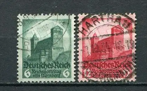 (2835) Deutsches Reich Nr.546/7        O  gestempelt