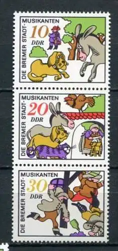 (18362) DDR  Nr.1718 + 1720 + 1722  SZd 121           **  postfrisch