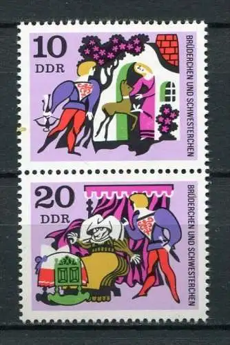 DDR  Nr.1546 + 1548 SZd 101           **  mint             (18357) ( Jahr 1970 )