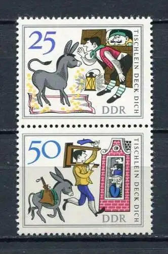 DDR  Nr.1239 + 1241  SZd 79           **  mint             (18352) ( Jahr 1966 )