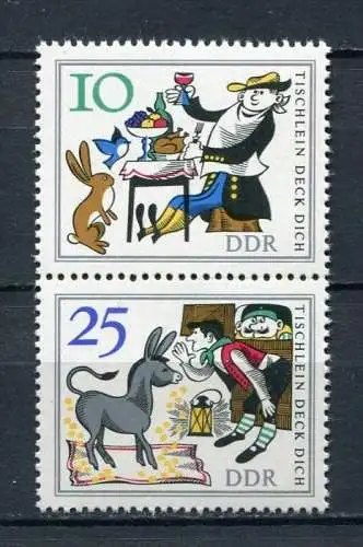 DDR  Nr.1237 + 1239  SZd 77           **  mint             (18351) ( Jahr 1966 )