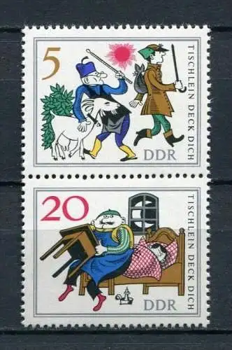 DDR  Nr.1236 + 1238  SZd 76           **  mint             (18350) ( Jahr 1966 )